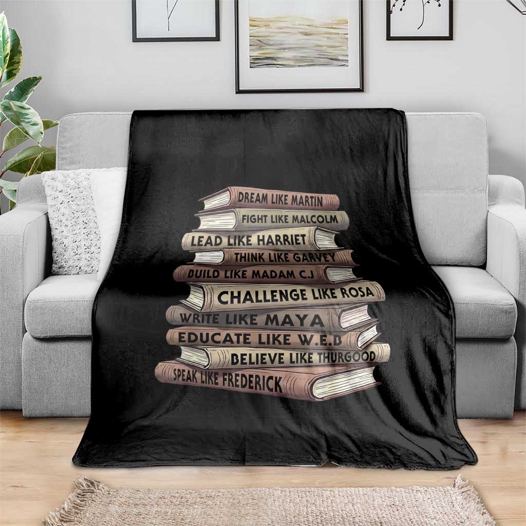 Black History Month African American Leaders Teacher Book Lover Throw Blanket TS11 Print Your Wear