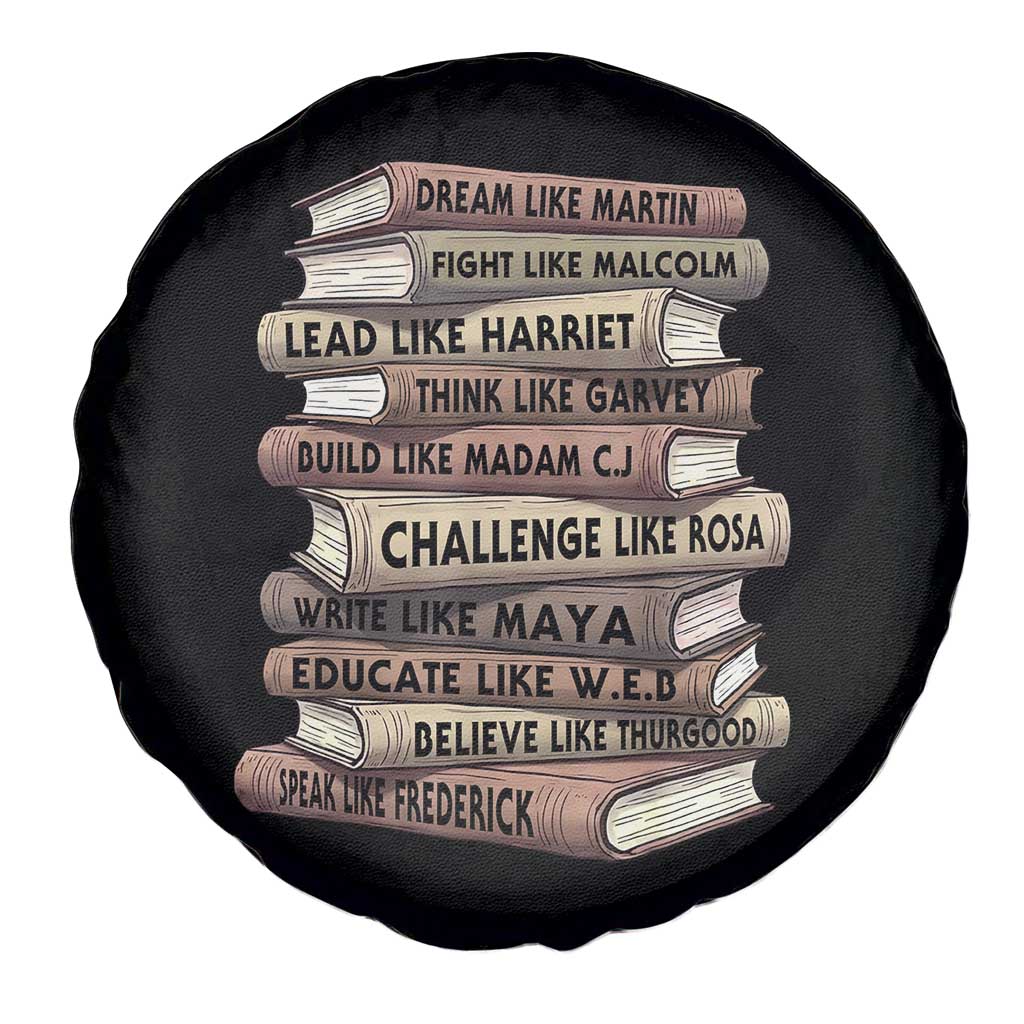 Black History Month African American Leaders Teacher Book Lover Spare Tire Cover TS11 Print Your Wear