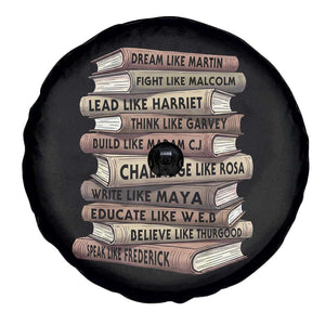 Black History Month African American Leaders Teacher Book Lover Spare Tire Cover TS11 Print Your Wear