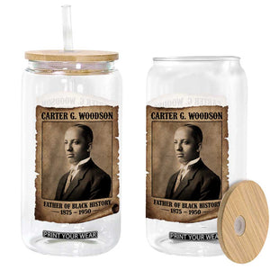 Carter G Woodson Glass Can Father Of Black History Month Old Paper Graphic TS11 Print Your Wear
