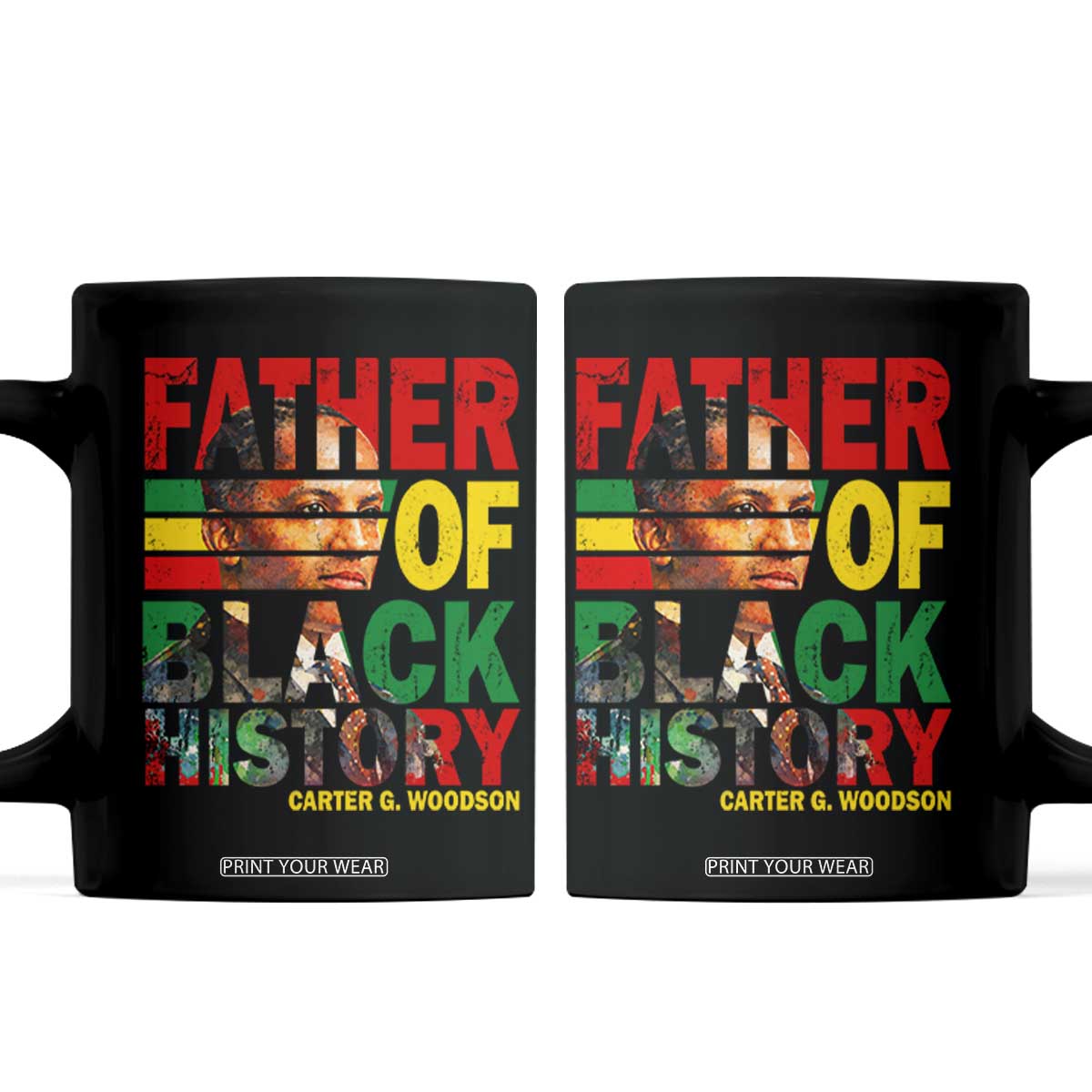 Carter G Woodson Coffee Mug Father Of Black History Month TS11 Black Print Your Wear