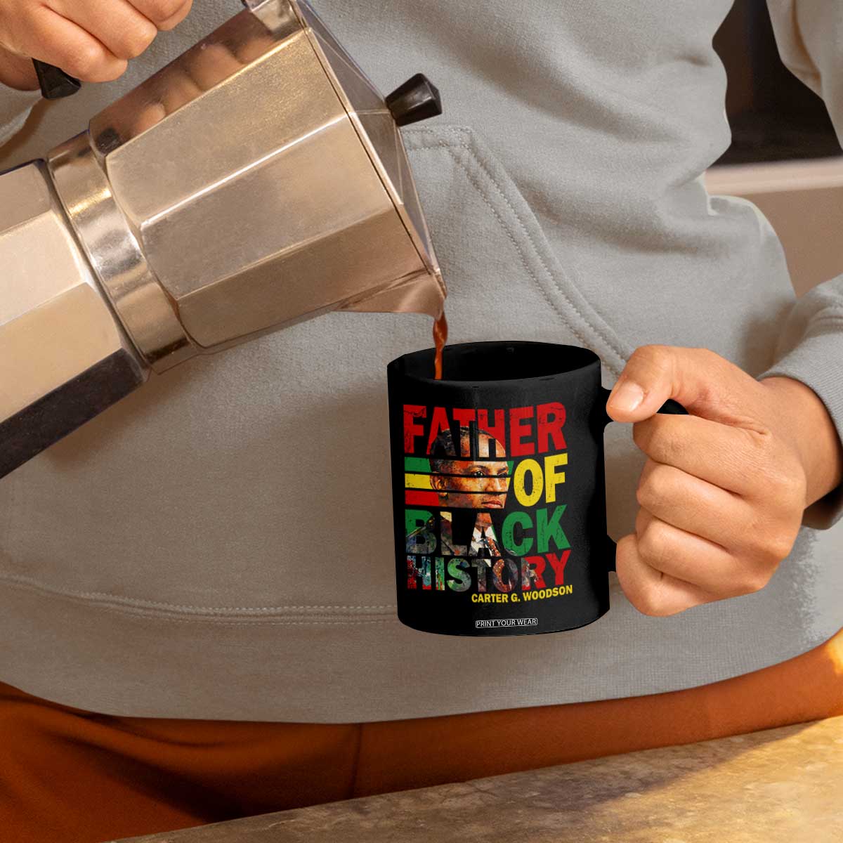 Carter G Woodson Coffee Mug Father Of Black History Month TS11 Print Your Wear