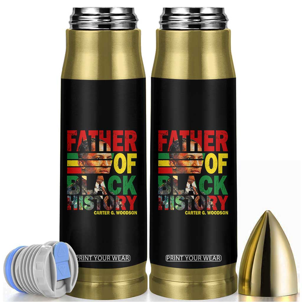 Carter G Woodson Bullet Tumbler Father Of Black History Month TS11 Black Print Your Wear