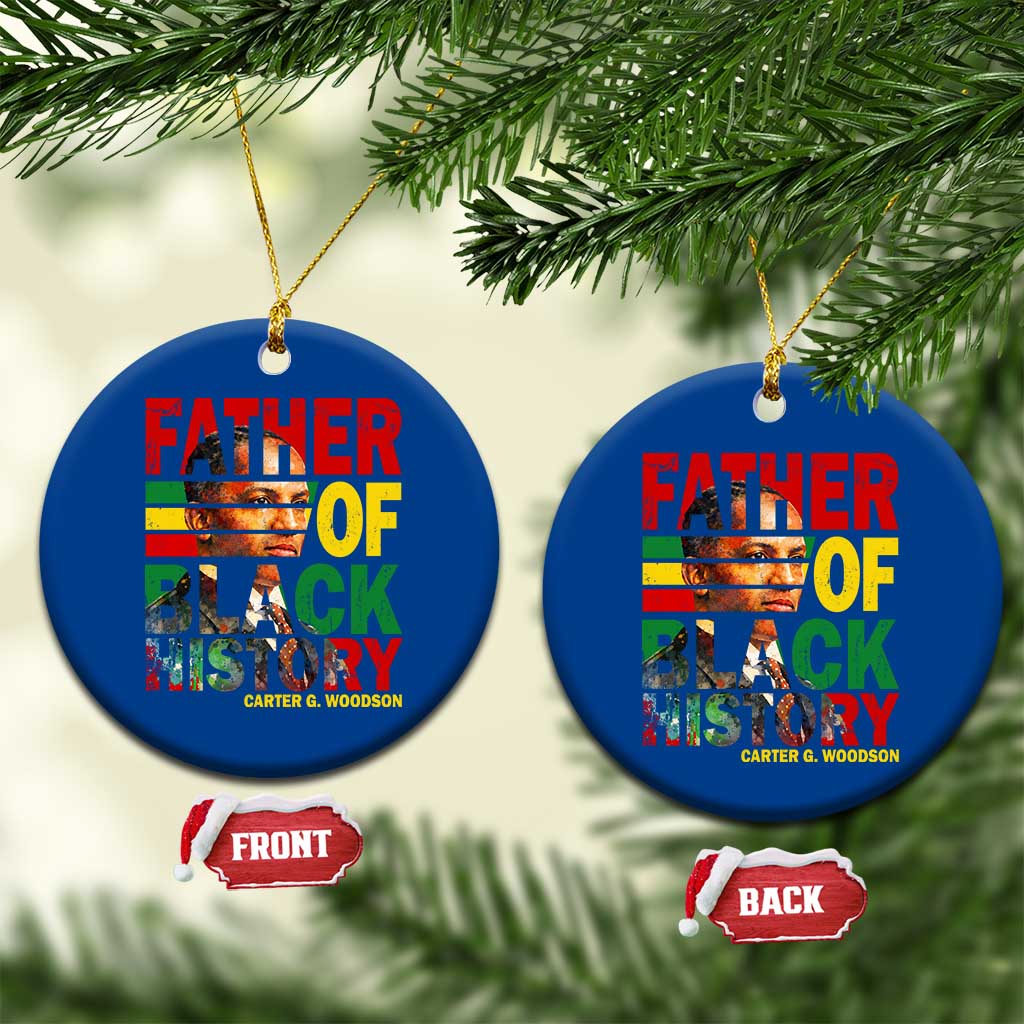 Carter G Woodson Ceramic Ornament Father Of Black History Month TS11 1pc Blue Print Your Wear