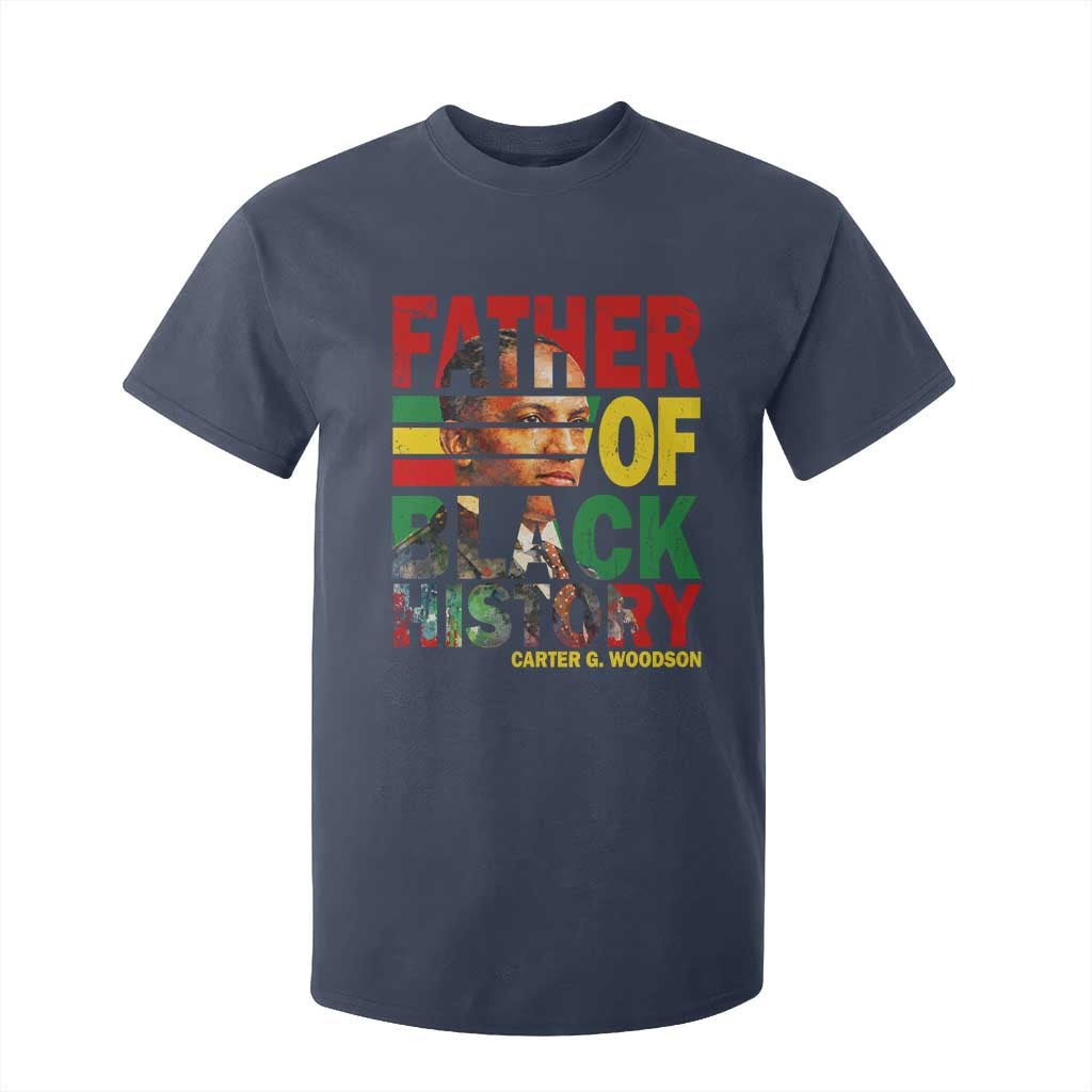 Carter G Woodson T Shirt For Kid Father Of Black History Month TS11 Navy Print Your Wear