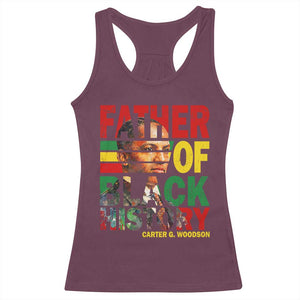 Carter G Woodson Racerback Tank Top Father Of Black History Month TS11 Maroon Print Your Wear