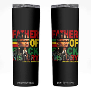 Carter G Woodson Skinny Tumbler Father Of Black History Month TS11 Black Print Your Wear