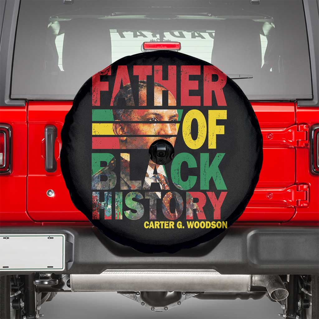 Carter G Woodson Spare Tire Cover Father Of Black History Month TS11 Black Print Your Wear
