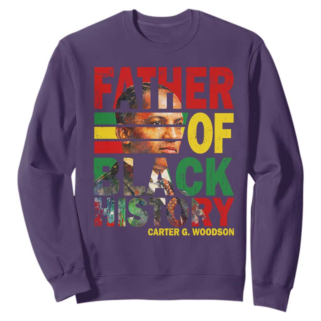 Carter G Woodson Sweatshirt Father Of Black History Month TS11 Purple Print Your Wear