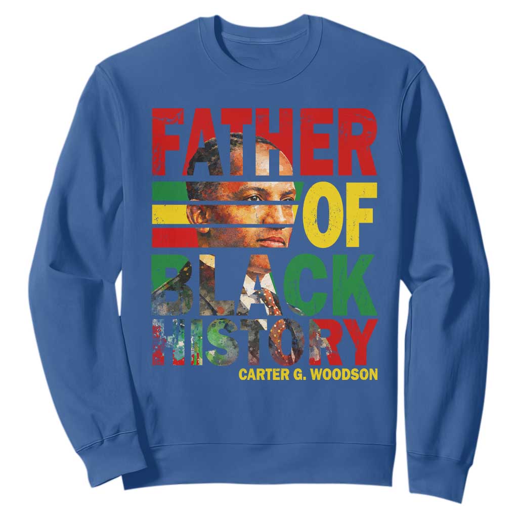 Carter G Woodson Sweatshirt Father Of Black History Month TS11 Royal Blue Print Your Wear