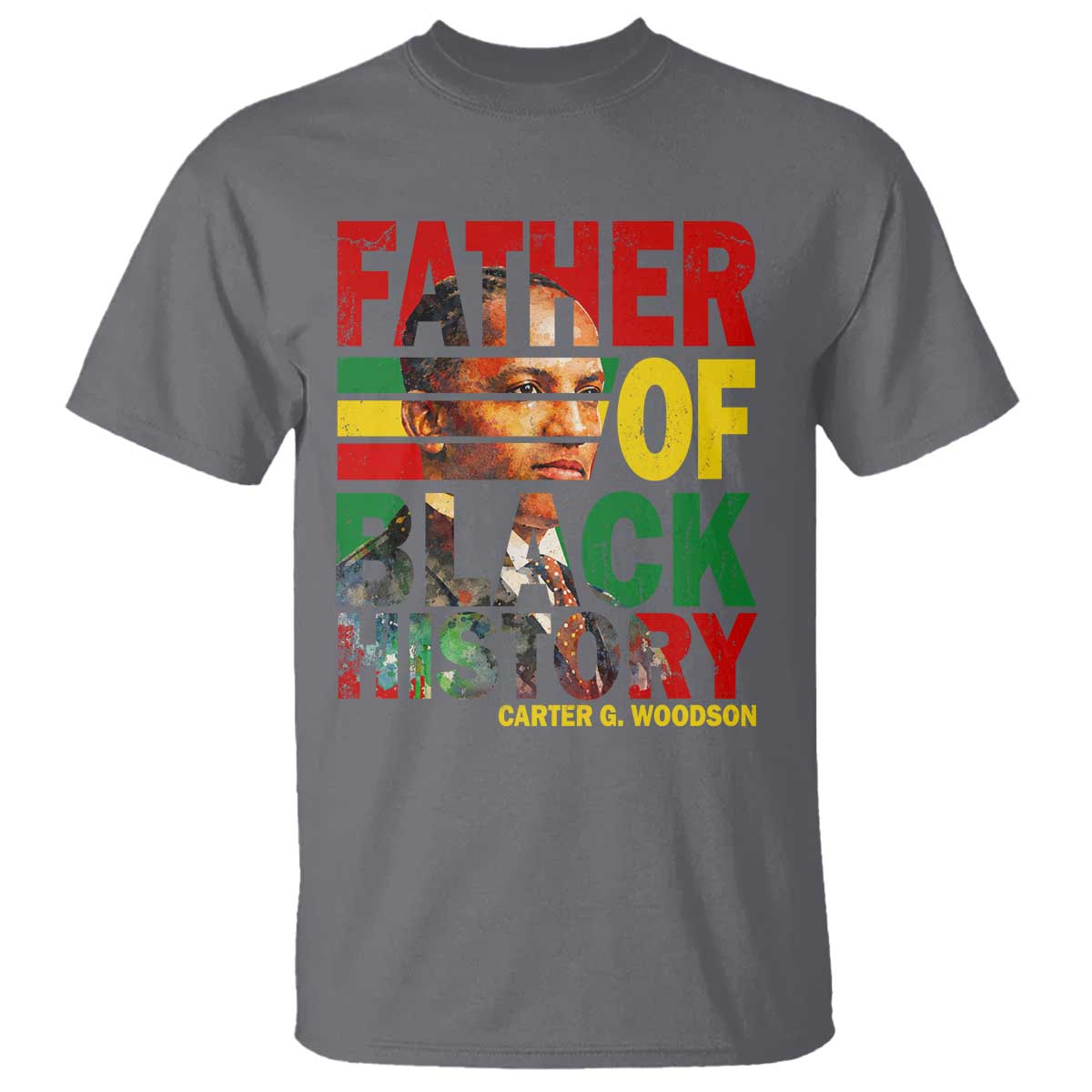 Carter G Woodson T Shirt Father Of Black History Month TS11 Charcoal Print Your Wear