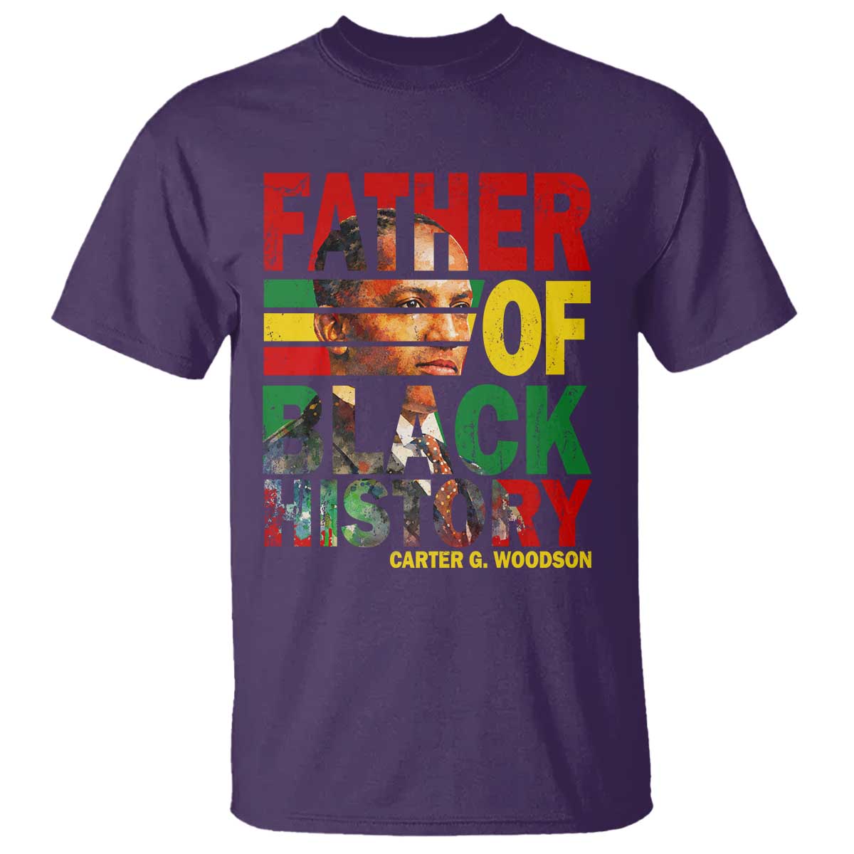 Carter G Woodson T Shirt Father Of Black History Month TS11 Purple Print Your Wear