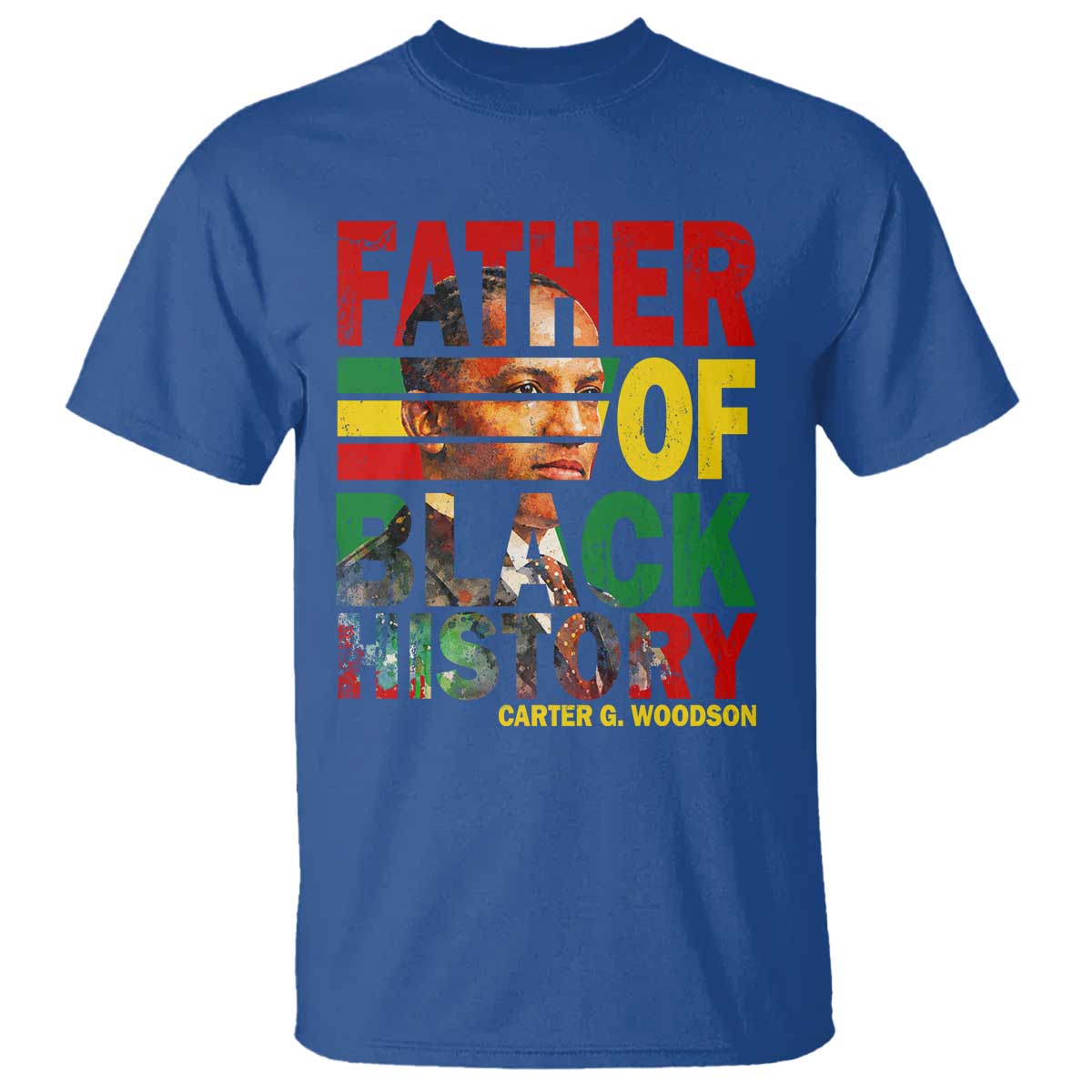 Carter G Woodson T Shirt Father Of Black History Month TS11 Royal Blue Print Your Wear