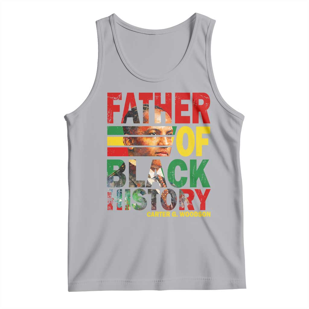 Carter G Woodson Tank Top Father Of Black History Month TS11 Athletic Heather Print Your Wear