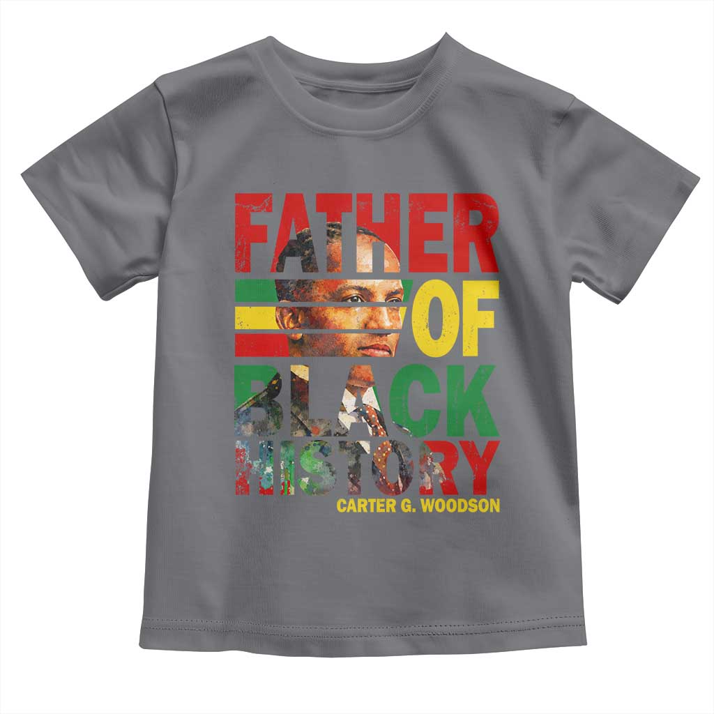 Carter G Woodson Toddler T Shirt Father Of Black History Month TS11 Charcoal Print Your Wear