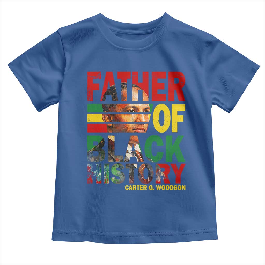 Carter G Woodson Toddler T Shirt Father Of Black History Month TS11 Royal Blue Print Your Wear