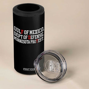 Gulf Of Mexico Dept Of Defense Minnesota 4 in 1 Can Cooler Tumbler Funny Political American Pride TS11 Print Your Wear