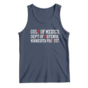 Gulf Of Mexico Dept Of Defense Minnesota Tank Top Funny Political American Pride TS11 Navy Print Your Wear
