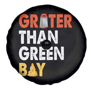 Funny Greater Than Green Bay Cheese Grate Spare Tire Cover TS11 Print Your Wear