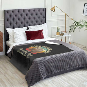 Funny Mars Potato Jones Throw Blanket Powered by Naps Snacks Side Eye Pygmy Hippo TS11 Print Your Wear