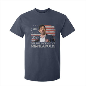 Get The Fuck Out Of Minneapolis T Shirt For Kid Mayor Resistance Protest Jacob Political TS11 Navy Print Your Wear