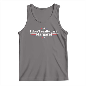 Funny JD Vance 2025 I Don't Really Care Margaret Tank Top Vintage USA Flag Star TS11 Deep Heather Print Your Wear