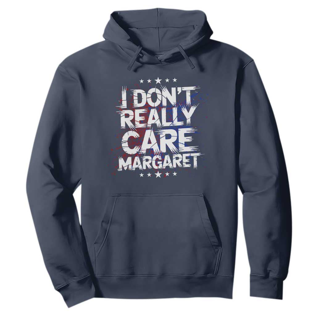 Funny JD Vance 2025 I Don't Really Care Margaret Hoodie Star TS11 Navy Print Your Wear