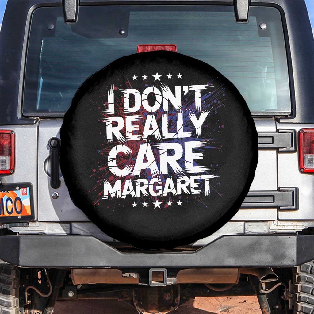 Funny JD Vance 2025 I Don't Really Care Margaret Spare Tire Cover Star TS11 No hole Black Print Your Wear
