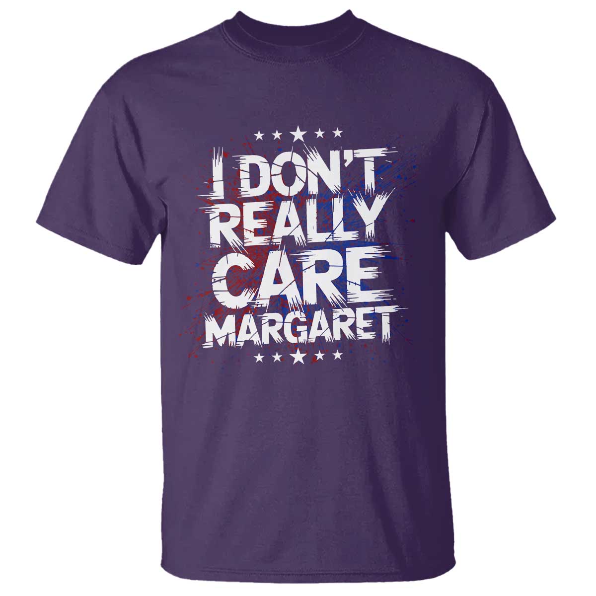Funny JD Vance 2025 I Don't Really Care Margaret T Shirt Star TS11 Purple Print Your Wear