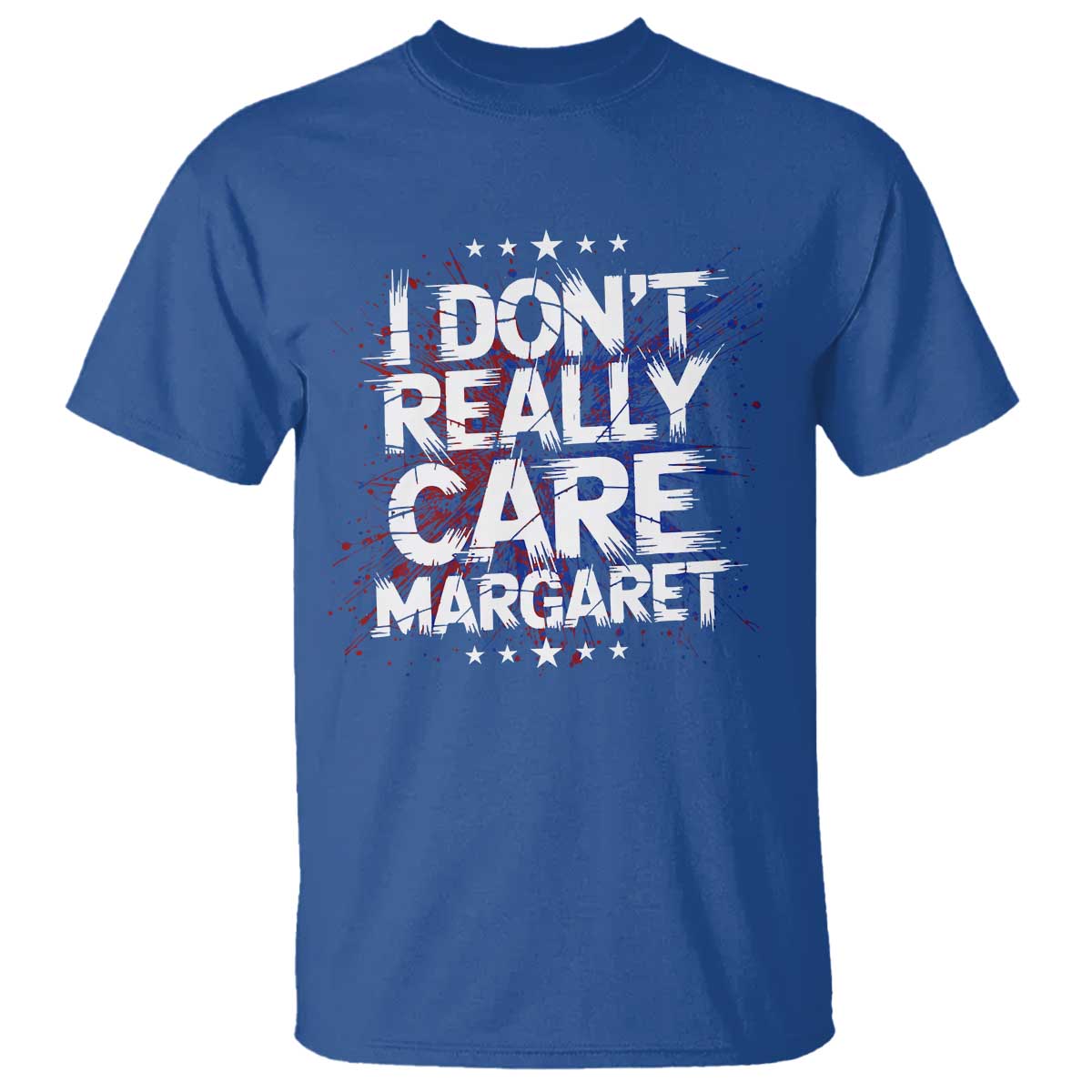Funny JD Vance 2025 I Don't Really Care Margaret T Shirt Star TS11 Royal Blue Print Your Wear