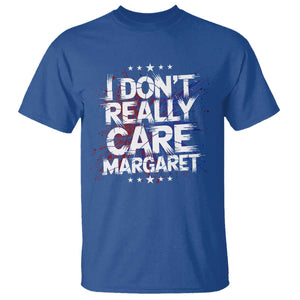 Funny JD Vance 2025 I Don't Really Care Margaret T Shirt Star TS11 Royal Blue Print Your Wear