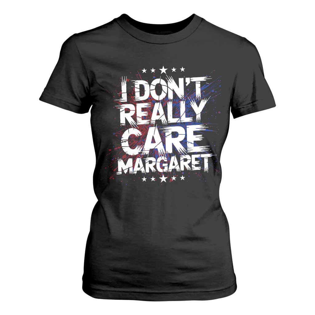 Funny JD Vance 2025 I Don't Really Care Margaret T Shirt For Women Star TS11 Black Print Your Wear