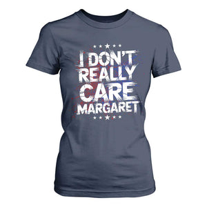 Funny JD Vance 2025 I Don't Really Care Margaret T Shirt For Women Star TS11 Navy Print Your Wear