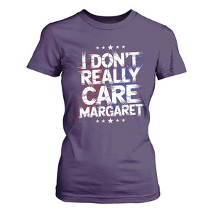 Funny JD Vance 2025 I Don't Really Care Margaret T Shirt For Women Star TS11 Purple Print Your Wear