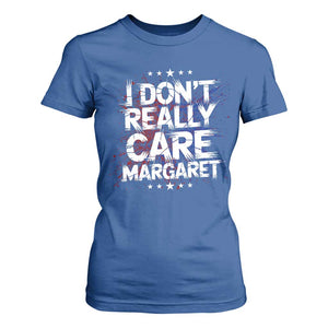Funny JD Vance 2025 I Don't Really Care Margaret T Shirt For Women Star TS11 Royal Blue Print Your Wear