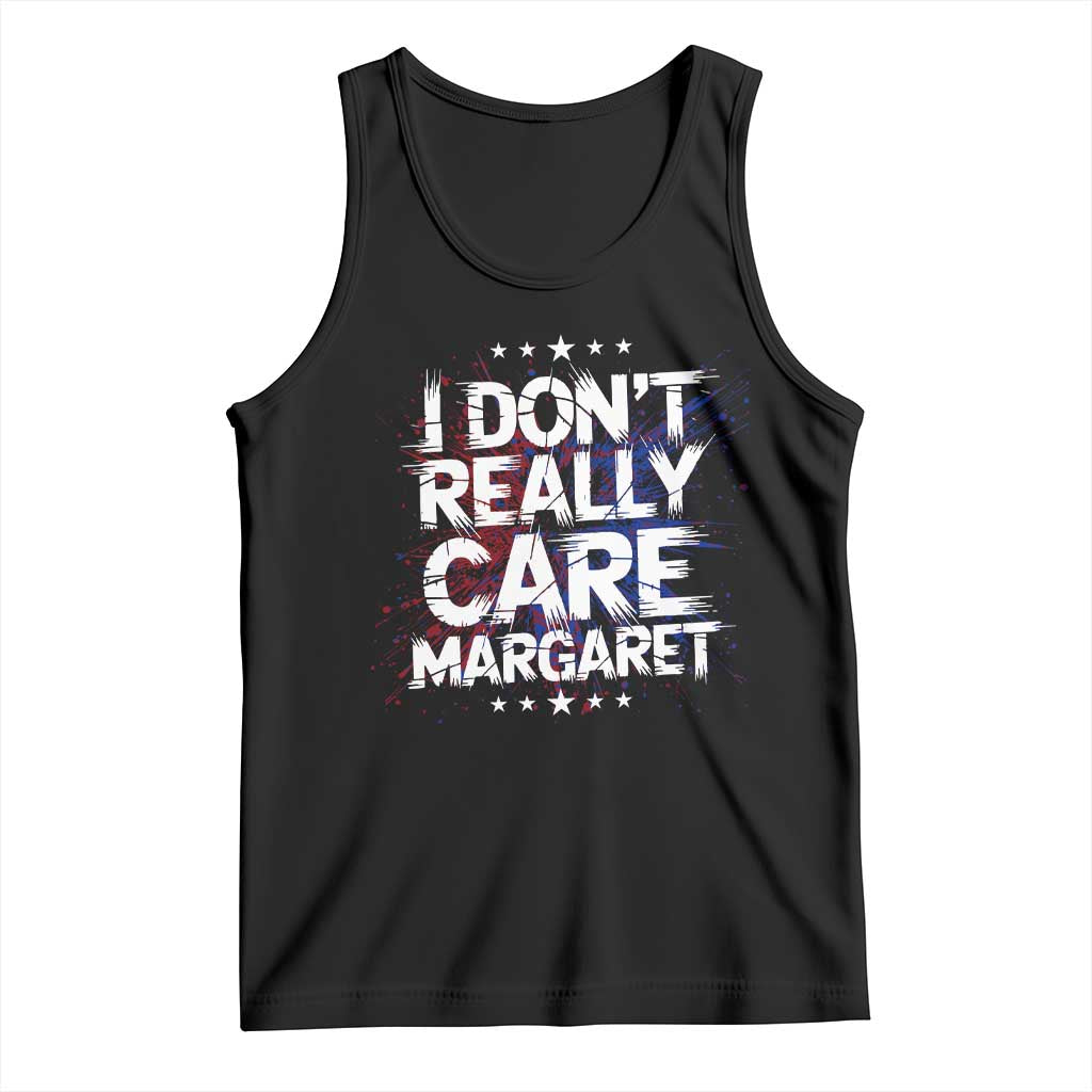 Funny JD Vance 2025 I Don't Really Care Margaret Tank Top Star TS11 Black Print Your Wear