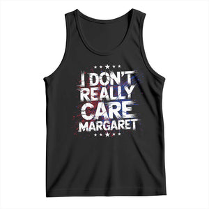 Funny JD Vance 2025 I Don't Really Care Margaret Tank Top Star TS11 Black Print Your Wear