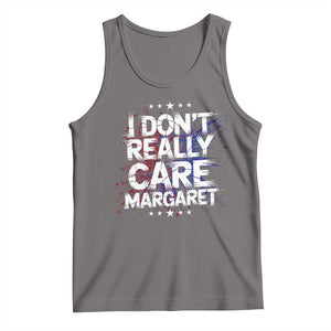 Funny JD Vance 2025 I Don't Really Care Margaret Tank Top Star TS11 Deep Heather Print Your Wear