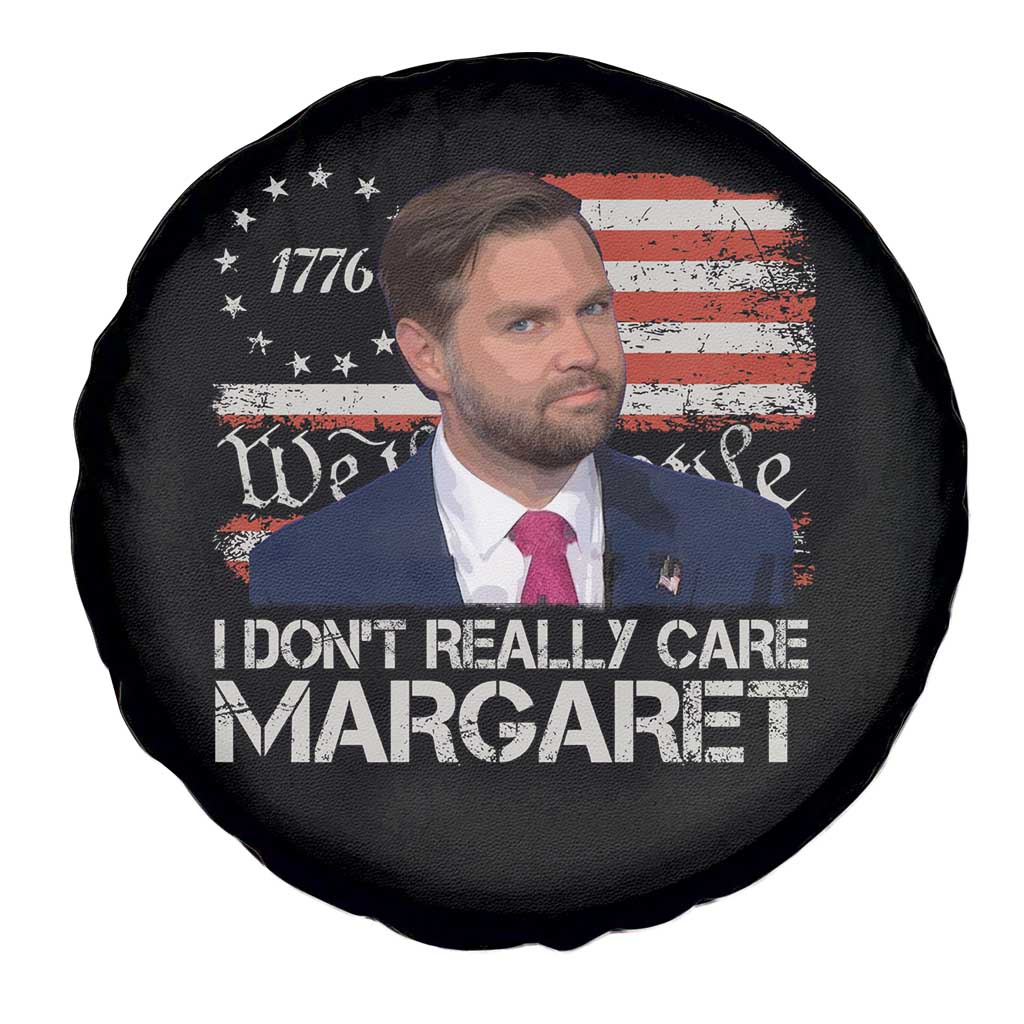 Funny JD Vance 2025 I Don't Really Care Margaret Spare Tire Cover Vintage Betsy Ross Flag TS11 Print Your Wear