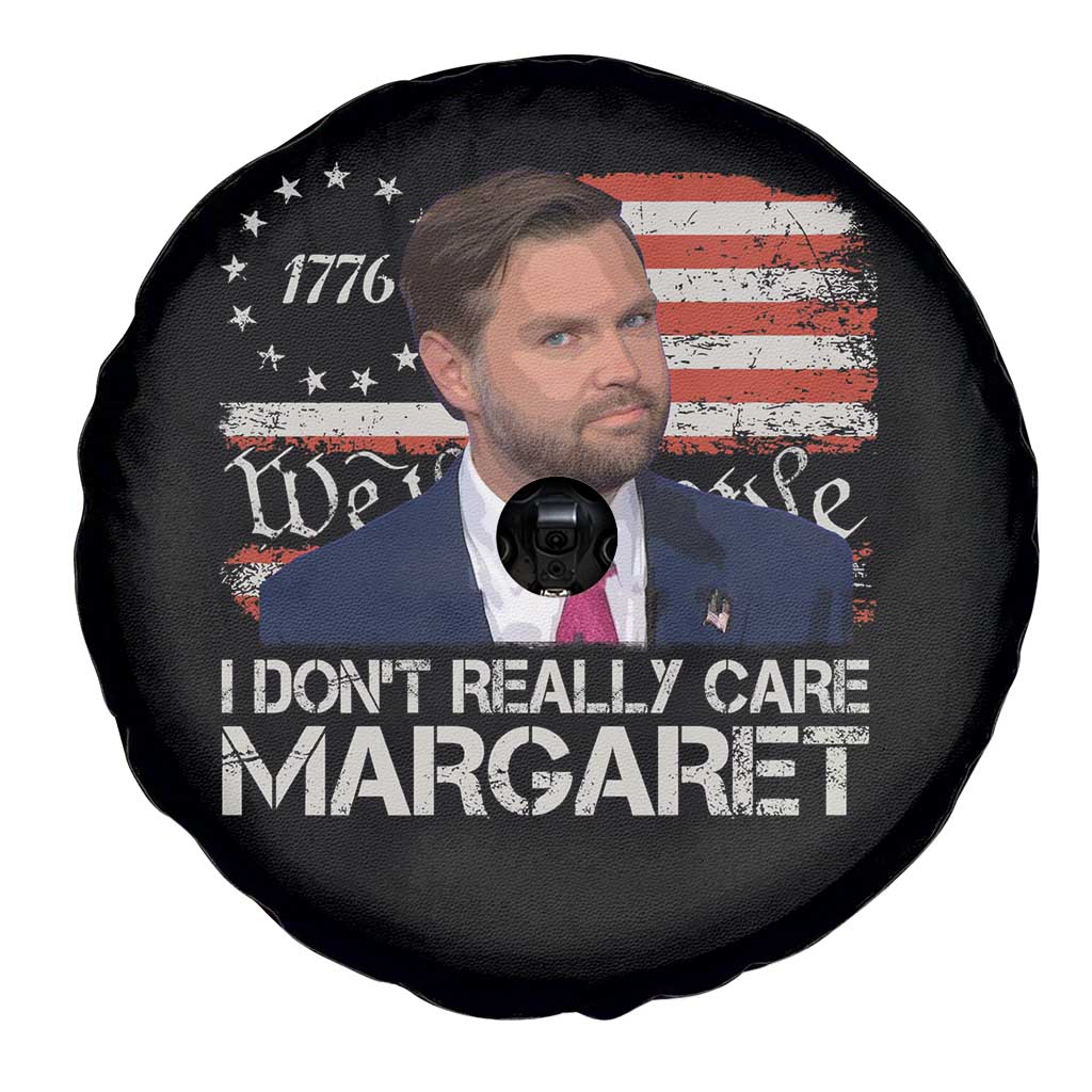Funny JD Vance 2025 I Don't Really Care Margaret Spare Tire Cover Vintage Betsy Ross Flag TS11 Print Your Wear