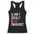 Funny JD Vance 2025 I Don't Really Care Margaret Racerback Tank Top American Flag Stripe TS11 Black Print Your Wear