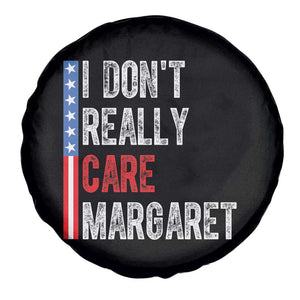 Funny JD Vance 2025 I Don't Really Care Margaret Spare Tire Cover American Flag Stripe TS11 Print Your Wear
