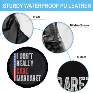 Funny JD Vance 2025 I Don't Really Care Margaret Spare Tire Cover American Flag Stripe TS11 Print Your Wear