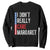 Funny JD Vance 2025 I Don't Really Care Margaret Sweatshirt American Flag Stripe TS11 Black Print Your Wear