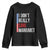 Funny JD Vance 2025 I Don't Really Care Margaret Youth Sweatshirt American Flag Stripe TS11 Black Print Your Wear