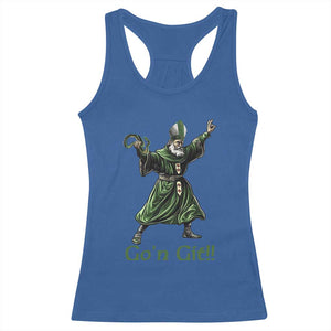 Funny St Patrick's Day Racerback Tank Top Go'n Git Saint Patrick Snake TS11 Royal Blue Print Your Wear