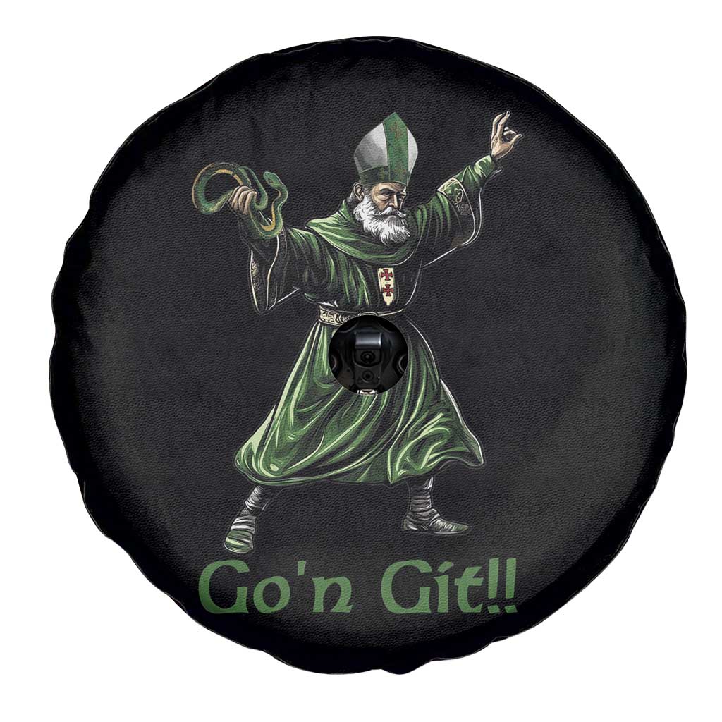 Funny St Patrick's Day Spare Tire Cover Go'n Git Saint Patrick Snake TS11 Print Your Wear