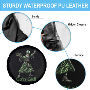 Funny St Patrick's Day Spare Tire Cover Go'n Git Saint Patrick Snake TS11 Print Your Wear