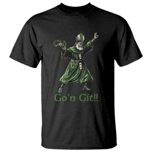 Funny St Patrick's Day T Shirt Go'n Git Saint Patrick Snake TS11 Black Print Your Wear