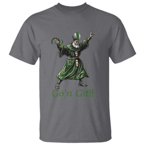 Funny St Patrick's Day T Shirt Go'n Git Saint Patrick Snake TS11 Charcoal Print Your Wear